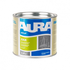 Лак яхтенный Aura A 0,8 кг полуматовый Львов
