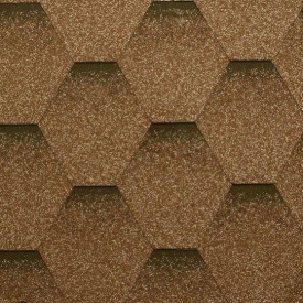 Гибкая черепица Katepal Katrilli 1000х317 мм Золотой песок