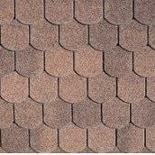 Бітумна черепиця IKO Victorian 1000х336 мм Dual Brown