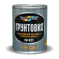 Грунтовка для металла Kompozit ГФ-021 матовая 55 кг белый Киев
