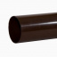 Труба водосточная Альта-Профиль Стандарт 74 мм 3 м коричневый Полтава