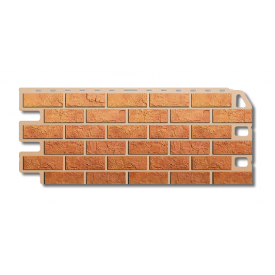 Фасадная панель Альта-Профиль Кирпич 1130х470х20 мм Бежевый