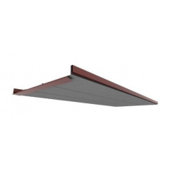 Фальцевая кровля Ruukki Classic D Silence Pural matt 505 мм красный Энергодар