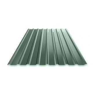Профнастил Ruukki Т15 Polyester фасадний 13,5 мм темно-зелений