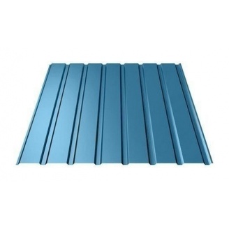 Профнастил Ruukki Т15-115 Polyester фасадный 13,5 мм синий