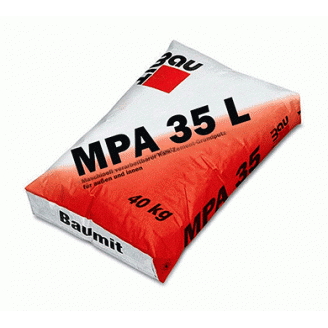 Штукатурка Baumit MPA 35 L 25 кг сірий