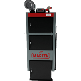 Твердопаливний котел тривалого горіння Marten Comfort MC 20 кВт - сталь 5 мм