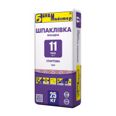 Шпаклівка БудМайстер ТИНК‑11 25 кг сірий Київ
