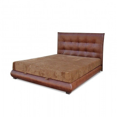 Кровать Вика Глория с матрасом мебельная ткань 160x200 см Киев