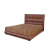 Кровать Вика Глория с матрасом мебельная ткань 160x200 см