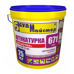 Штукатурка БудМайстер ТИНК-673 мозаичная 25 кг Харьков