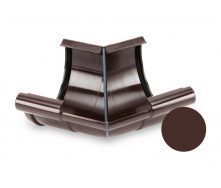 Кут внутрішній 135 градусів Galeco PVC 110/80 107 мм шоколадно-коричневий