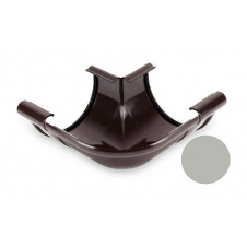 Кут внутрішній 90 градусів Galeco PVC 150/100 148х242 мм світло-сірий
