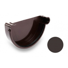 Заглушка правая Galeco PVC 90/50 90 мм темно-коричневый Сумы