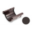 Муфта желоба Galeco PVC 150/100 148х150 мм темно-коричневый Житомир