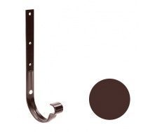 Кронштейн желоба усиленный Galeco PVC 130 132х315 мм шоколадно-коричневый
