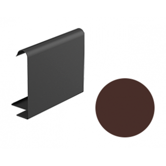 Декоративная планка для софита Galeco STAL 2 125/80 107х295х2000 мм шоколадно-коричневый