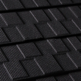 Композитна черепиця Gerard Shingle 1260x368 мм deep black