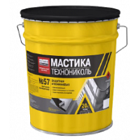 Мастика защитная ТЕХНОНИКОЛЬ № 57 алюминиевая 20 кг Киев