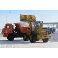 Навантаження снігу навантажувачами Київ