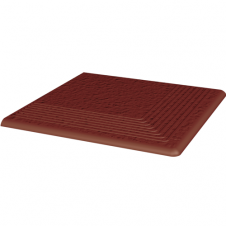 Ступень рельефная угловая структурная Paradyz Natural Rosa DURO 30x30 см