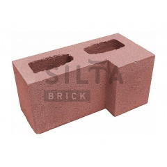 Блок гладкий Силта-Брик Цветной 24 угловой 390х190х190 мм Хмельницкий