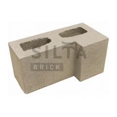 Блок гладкий Силта-Брик Элит 38 угловой 390х190х190 мм Кропивницкий