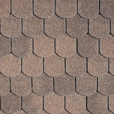 Битумная черепица IKO Superglass-Biber 336х1000 мм 07 Dual Brown