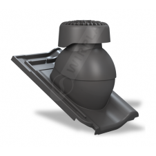 Фановый выход Wirplast Tile K85 110х265 мм графитовый RAL 7024