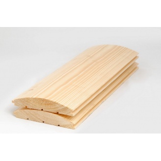 Блок-хаус деревяний зрощений сосна 20х118 мм