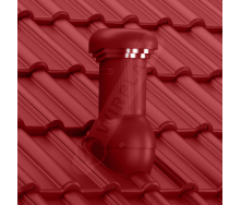 Вентиляционный выход Wirplast Wirovent Tile Pro W18 150x440 мм красный RAL 3009