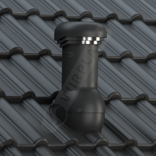 Вентиляційний вихід Wirplast Wirovent Tile Pro W18 150x440 мм антрацитовий RAL 7021