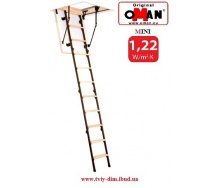Мансардні сходи Oman Mini Termo 60х90 см