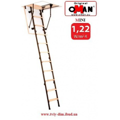 Мансардні сходи Oman Mini Termo 60х90 см Київ