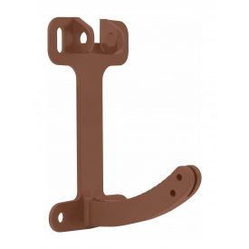 Поворотный элемент кронштейна Альта-Профиль Стандарт 115 мм коричневый