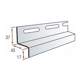 Планка навісна Альта-Профіль Alta-Siding 3660 мм білий