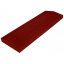 Коник для забору бетонний 285х680 мм червоний Черкаси