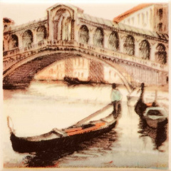 Плитка декоративная АТЕМ Parma Sity Bridge 2 B 100х100 мм Сумы