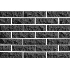 Кирпич облицовочный ECOBRICK скала рваный камень 250x100x65 мм серый Киев