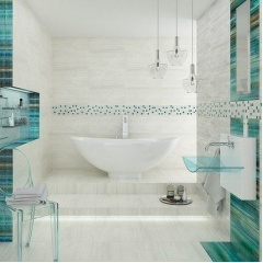 Плитка декоративна Paradyz Laterizio Inserto C скляна 300х600х8 мм Київ
