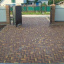 Тротуарная плитка Золотой Мандарин Кирпич узкий 210х70х60 мм на сером цементе коричневый Житомир