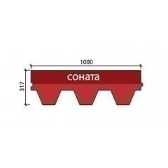 Битумная черепица Shinglas Финская 2,9х317х1000 мм серый Черновцы