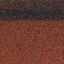 Коньково-карнизная черепица Shinglas 250х1000 мм красный микс Кропивницкий