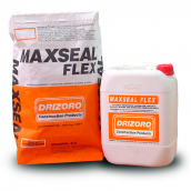 Гідроізоляційна суміш Drizoro MAXSEAL FLEX 25 кг + 10 л білий