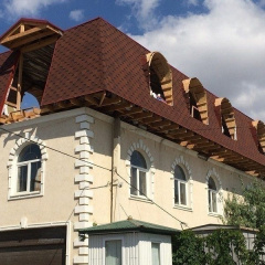 Битумная черепица Docke PIE GOLD ШЕФФИЛД 1000х318х3,1 мм кофе Хмельницкий