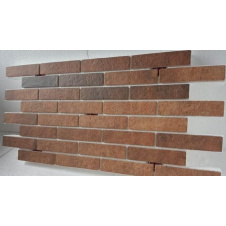 Термопанель з фасадною плиткою керамограніт Golden Tile BrickStyle Seven Tones 1000x600 мм оранж