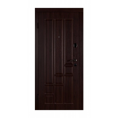 Двері вхідні Білорусії Титан 880х2040х70 мм темний горіх Київ