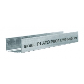 Профиль SINIAT PLATO Prof UW металлический 100х3000x0,55 мм