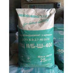 Цемент Хайдельберг пцІІ/Б-Ш-400 25 кг Запоріжжя
