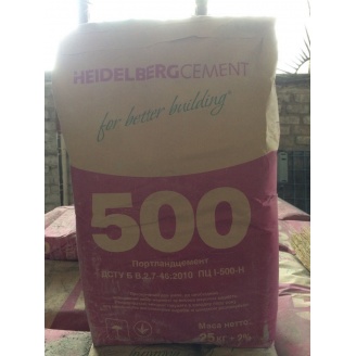 Цемент Хайдельберг пц I-500 д 0 25 кг